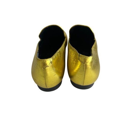 KENNETH COLE Women's Gold Metallic Loafers Flats Size 5.5 - Picture 8 of 9